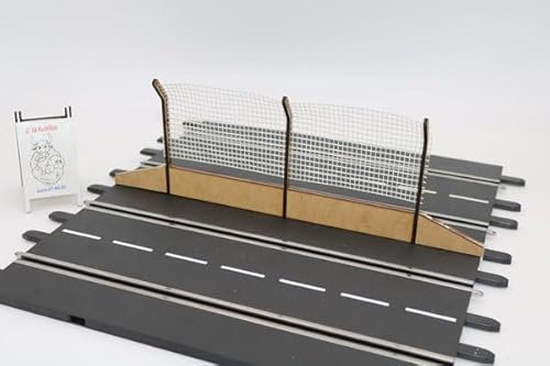 220145 Slotcar PitLane Fangzaun Holz