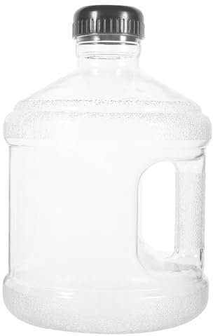POPETPOP Carafe À Eau Bouteille d'eau 3L avec Poignée Récipient d'eau Portable avec Bouchon À Vis Carafe À Eau Réutilisable pour La Maison Le Bureau La Salle De Sport en Plein Air