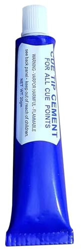 Cndiyald Pool -Cue -Tipps Kleber, Snooker Pool Cue Tipps Kleber, Cue -Spitze -Gelkleber, Epoxidharzkleber, Cue TIPP Reparaturzubehör