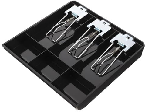 ROMISBABA Tragbare Registrierkasse Geldfach 3 3-rechnungsabschnitte Kassenschublade Zubehör Für Geschäft