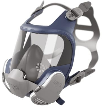 GVS Elipse Maschera Pieno Facciale P3 Antiodore, Unica Taglia, Con Filtri di Ricambio P3 Antiodore Inclusi