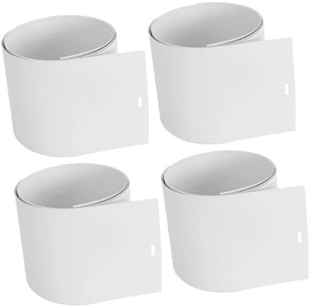 HOMOCONO 4pcs Vertical Blind Slats Replacement for Grey Blinds Window Door Slats Parts