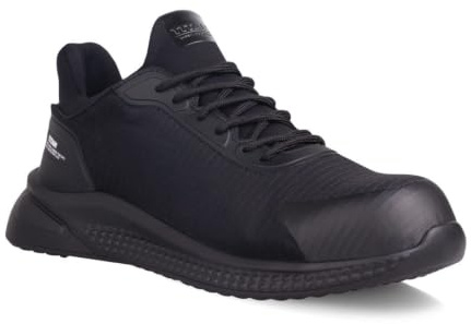 Titan Safety Footwear Swift S3 Lightweight Breathable Flex Foam Safety Trainers, Metal-Free Toe Cap, Mens Womens Work Safety Shoes, Protective Steel Midsole, Safety Shoes Trainers