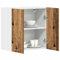 vidaXL Küchenwandschrank Lyon Altholz-Optik 60x31x60 cm Holzwerkstoff, Wandschrank Küche, Küchenschrank, Wandschrank, Hängeschrank, Oberschrank