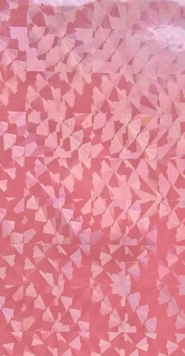 HDK-VERSAND 1 Stück Wachsplatten Muster Effektwachsplatte Grösse 200 x 100 x 0,5 mm (Holografisch Rosa)
