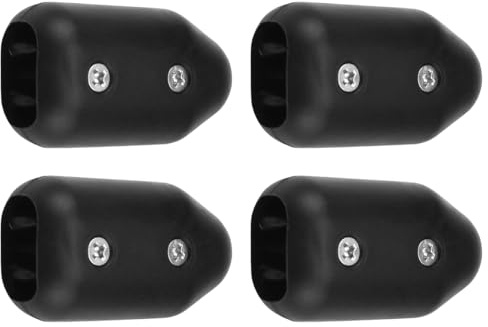 Laroal Abrazaderas de Cuerda de 4 Piezas de 3/8 con Clips de conexión para Cuerda de 7 a 8 mm