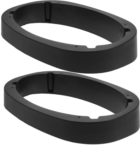 BESTYASH Adaptateur De Haut-Parleur Voiture 6X9 Pouces Entretoise Épaissie Étanche Avec Isolation Phonique Anneaux D'Espacement Pour Amélioration Sonore Et Stabilité