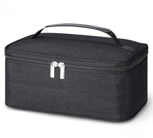Hemiks Kühltasche Klein, 6L Tragbar Lunchtasche Praktische Lunchbag | Oxford-Gewebe Wasserabweisend Lunchbox Isoliertasche Geschirr für Männer Frauen Kinder Schule Büro Picknick Reise