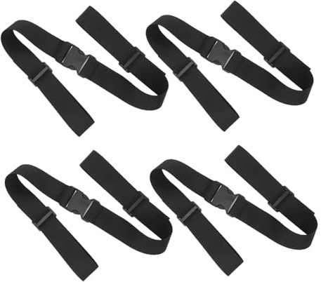 Milisten 4 Stück-pack Hochstuhlgurte aus Polyester mit Verstellbarem 2-punkt Gurt für Babys und Kleinkinder Ergonomisches Design für Hochstuhl und Kinderwagen für Zuhause und Outdoor