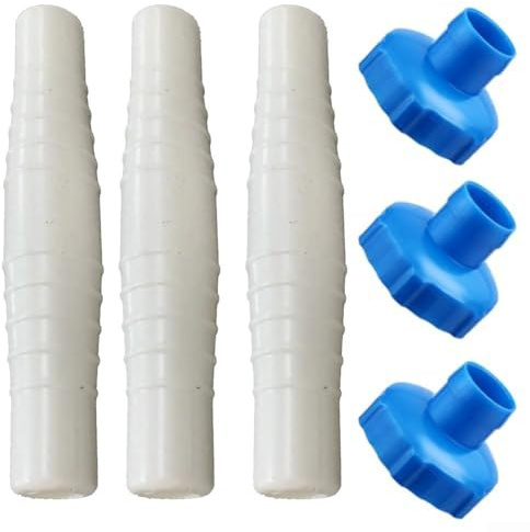 Complete Pool Hose Adapter Kit for 1 1/2 and 1 1/4 Hoses Connectors for Swimming Pool Vacuum Cleaners and Filter Pumps