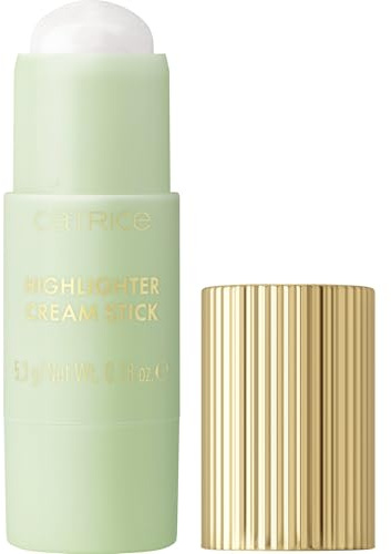 Catrice PISTACHIO CREAM DELIGHT Highlighter Cream Stick, Nr. C01, Gold, aufhellend, sofortiges Ergebnis, weichzeichnend, vegan, ölfrei, ohne Parabene, ohne Mikroplastikpartikel, 1er Pack (5.3g)