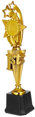 Hemobllo Trophée Étoile 1er Place Plastique, Lot de 3, Récompense Sport Cérémonie Compétition, Coupe Victoire Célébration Sportive