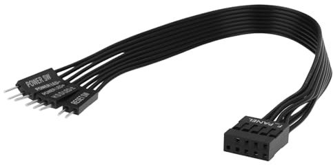 AS Axis Spindleon 1 pc f Panel zu 2 Pin Power Reset Verlängerungskabel 20 cm Kompatibel mit ATX itx matx Mainboards