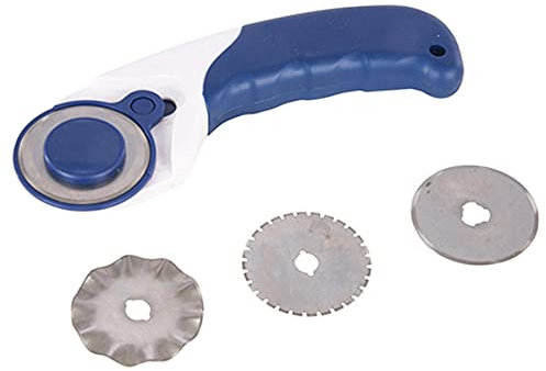 Dapetz ® Lame de cutter rotative de 45 mm pour cutter rotatif Olfa, Fiskars et Turecut, accessoires de couture, règle de matelassage