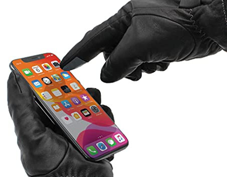 Wantalis Sticker zum Aufkleben, um die Handschuhe taktil zu machen, Schwarz (10 per Pack)