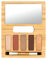 ZAO - Palette Spicy Chic – nachfüllbar mit Spiegel mit 5 Lidschatten + Pinsel mit doppelter Katzenzunge und abgeschrägtem Rand