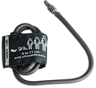 Careforyou Replacement Cuff for Blood Pressure Monitor,Applicable for 2.4”-4.3” (6-11CM) Arm (Neonatal Cuff)