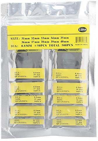 Uhr Zurück Dichtung, O-Ringe Dichtringe Uhrendichtungen O Ring Wasserdicht Dichtungsring Dichtungen Ersatzteile Gummi Uhrendichtungsset Reparatur Werkzeug für Eingebaut in den Spalt Gehäusebodens[0.8]