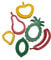 Strong Plastic Cookie/Dough Cutters | Pack of 6 | Fruit Shapes