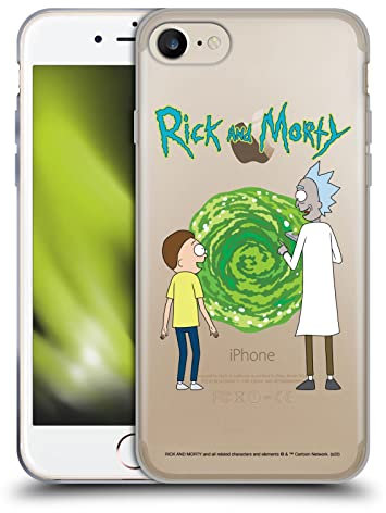 Head Case Designs Offizielle Rick and Morty Charakter-Kunst Grafiken Für Staffel 5 Gel Handyhülle Hülle [Militärischer Schutzgrad] Kompatibel mit Apple iPhone 7/8 / SE 2020 & 2022