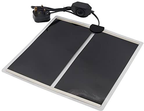 Reptile Heating Mat, Reptile Heat Pad Adjustable Temperature Control Terrarium Pet Tank Warmer Mat Pad for Small Animals Snake Turtle Tortoise Bearded Dragon Gecko (14W)