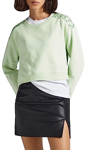 Pepe Jeans Alissa, Maglia di tuta Donna, Verde (Bleach Green),XS