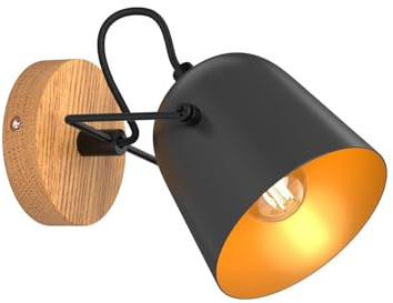 Lindby Ceiling Light Adalin dimmable (Modern) in Brown Made of Wood for e.g. Living Room & Dining (1 Light Source, E14) from floodlight Spotlight
