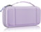 FINTIE Tragetasche Kompatibel mit Nintendo Switch 2017 /Switch OLED Modell 2021- [Stoßfeste] Hartschalen Aufbewahrung mit 10 Spielkartenhaltern, Reisetasche für Konsole und Zubehör, Pastellviolett