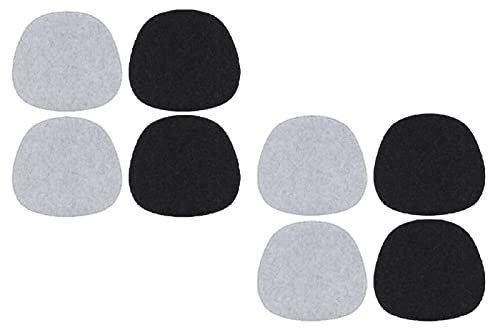 MorNon 8 Stück Stuhlkissen Filz Sitzkissen Sitzpolster 37x 40cm Sitzauflage Polsterauflage Stühle Auflage für Stuhl zum Büro Arbeitszimmer