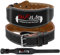 DH FitLife Gewichthebergürtel, Fitness Gürtel mit Polster, Weightlifting Belt, Powerlifting Belt, Gürtel Gewichtheben Krafttraining Herren u. Damen (XL)