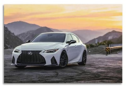 JDM Sportauto-Poster für Lexus IS500 Rennauto, dekoratives Gemälde, Leinwand, Wand- und Kunstbild, Familienschlafzimmer, Dekoration, 30 x 45 cm