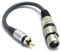 VITALCO Adattatore da XLR femmina a RCA, microfono a 3 poli su cavo audio RCA