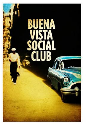 EDSC Classic Movie Buena Vista Social Club Leinwand Poster Schlafzimmer Dekor Sport Landschaft Büro Zimmer Dekor Geschenk Rahmen: 50 x 75 cm