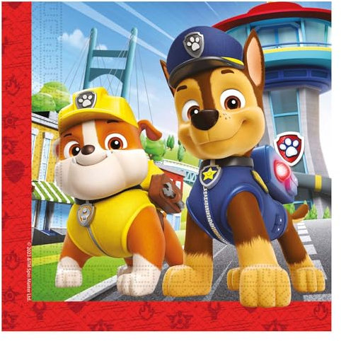 Paw Patrol Servietten, Rescue Heroes, 20 Stück