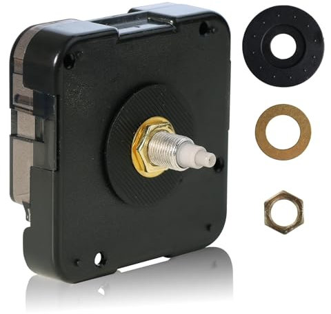 ZCYKJ Replacement 12888 Battery Wall Clock Movement Silent Mechanism Motor Tool Replace Points, DIY Wall Clock Part Repair Kit (20mm)
