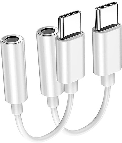 Babbleice iPhone Headphone Adapter, [2 in 1] Lightning to 3.5mm Jack AUX Audio Dongle Dual Splitter Adaptor Music Converter Headset Accessories Compatible with 14/13/12/11/XS Max/XS/XR/X/8 Plus/7