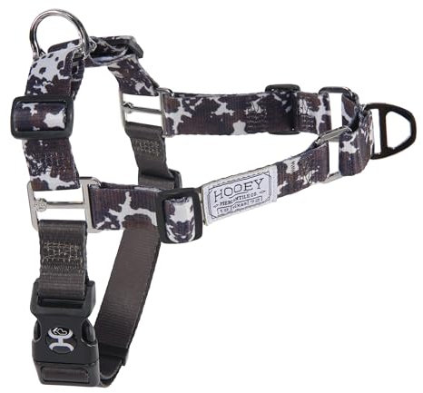 Hooey Nomad Walking Hundegeschirr, kein Ziehen, verstellbares Geschirr für Hunde, Just Cow, Größe XL