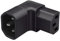 NFHK IEC-Stecker C14 zu unten rechtwinklig 90 Grad IEC-Buchse C13 Power Extension Adapter AC Konverter