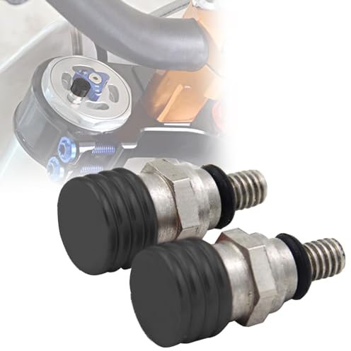 BIUGERCN Dirt Bike Gabel-Luftentlüfter Druckentlastung M4 0,7 mm Motorrad Gabelentlüfter Gabelentlüfter für SX SXF EXC SMR Motocross Enduro Schwarz