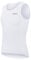 BERGRISAR Herren Mesh Unterhemd Baselayer für Fahrrad Rennrad Running Radunterwäsche Atmungsaktive Ärmelloses Weiß Groß