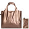 LOQ I Einkaufstasche Metallic Rose Gold mit Mini-Tasche, oro