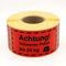 MD Labels Warnetiketten auf rolle 100x50mm ACHTUNG SCHWERES PAKET bis 20 KG 500 Stück - Paketaufkleber für Sendungen -Versandetiketten– Paketaufkleber