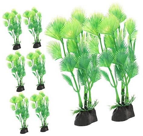 BUGUUYO 10stücke Künstliche Wasserpflanzen Für Aquarium Dekoration Langlebige Und Pflegeleichte Aquarienpflanzen Für Fischbecken Und Unterwasserlandschaften