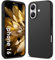 Filoto Liquid Silicone Case for iPhone 16 (6.1 inch) - Ultra Thin Full Body Protective Case, 4-Layer Shockproof Structure, Soft Scratch Resistant Microfiber Lining, Black