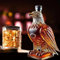Funny Whiskey Eagle Bottle, 2025 New Unique Glass Decanter for Whiskey Decanter Set, Whiskey Eagle Decanter Gifts for Men Dad, Husband, Home Bar Decoration for Whiskey Lovers (1X)