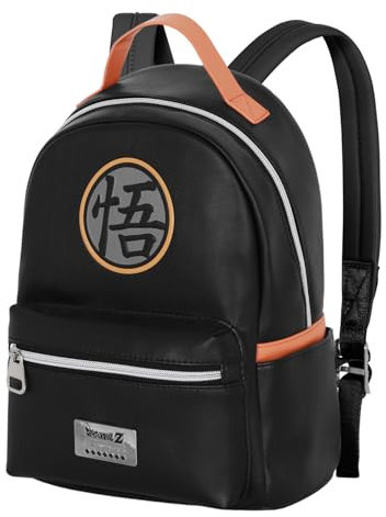 Karactermania Dragon Ball Z-Heady Rucksack, Schwarz, 25 x 29 cm, Kapazität 8 L