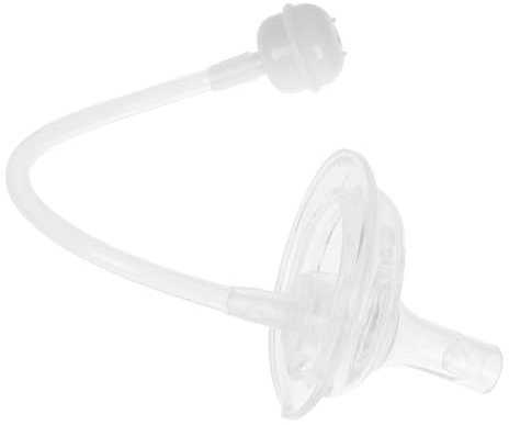 HEMOTON Klare Wiederverwendbare Strohhalme Trinkflaschen Strohhalm-set Mit Silikon-design Ersatz-strohhalme Für Trainingsbecher Mit Breiter Öffnung Für Neugeborene Und Kleinkinder