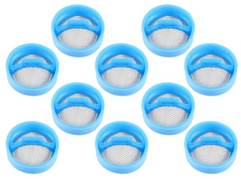 Artibetter Filtros Para Lavadoras Válvula De Agua Válvula De Entrada De Agua Lavadora Acero Inoxidable Filtro De Malla Fina Prevención De Obstrucciones 10 Piezas