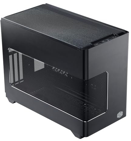 Cooler Master NR200P V3 Mini-ITX PC Case, Top-Mount 240mm|280mm AIO, PCIe 5.0 Riser, 361.5mm Vertical GPU Mount, SFX PSU 130mm, Compatible RTX 5090|RX 7090 XT, Aluminum Panels, USB Type-C, DIY