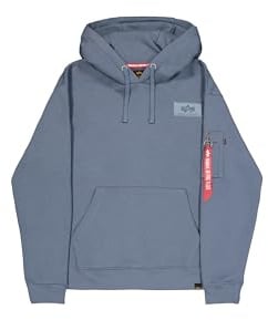 Alpha Industries Herren Back Print Hoodie Kapuzenpullover (1er Pack)